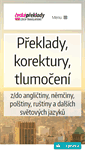 Mobile Screenshot of ceskepreklady.cz